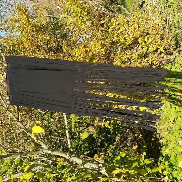 Long Fringed Skirt - Picture 12 of 16